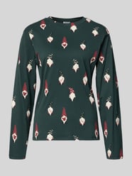 Relaxed Fit Pyjama-Oberteil mit Allover-Motiv-Print von Jake*s Casual - 46