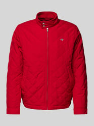 Steppjacke mit Stehkragen von Gant Rot - 3