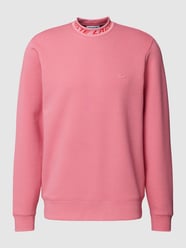 Sweatshirt mit Logo-Patch von Lacoste Rosa - 28