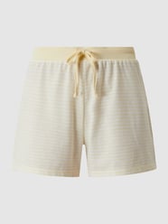 Sweatshorts met streepmotief  van Esprit Geel - 37