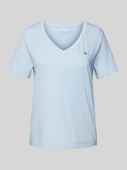 T-Shirt mit Label-Stitching von Gant - 21