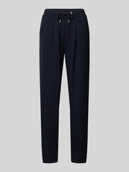 Regular Fit Bundfaltenhose mit Tunnelzug von monari - 42