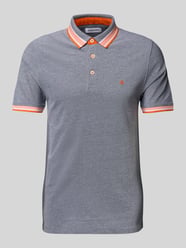 Regular fit poloshirt met labelstitching, model 'PAULOS' van Jack & Jones - 25