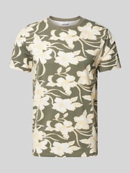 T-shirt met all-over motief, model 'desert flower' van Lindbergh Groen - 29