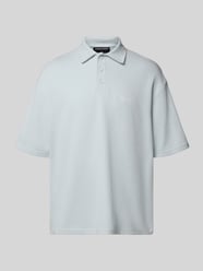 Oversized poloshirt met structuurmotief van Pegador - 16