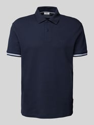 Poloshirt mit Label-Print Modell 'Amare' von JOOP! Jeans Blau - 10