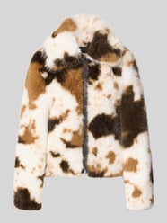 Webpelzjacke mit Animal Print von Amber & June - 35