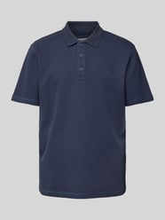 Regular Fit Poloshirt mit kurzer Knopfleiste von MCNEAL Blau - 31