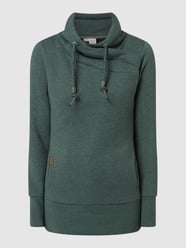 Sweatshirt met logodetails, model 'Neska'  van Ragwear Groen - 12