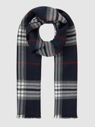 Schal mit Woll-Anteil  von Fraas Blau / Türkis - 5