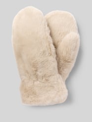 Handschuhe aus Kunstfell Modell 'WOLFIE' von b.young Beige - 8