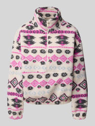 Regular Fit Sweatshirt mit Allover-Muster Modell 'JANNE' von ONLY - 34