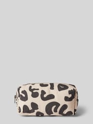 Kosmetiktasche mit Label-Detail Modell 'Holy cow' von STUDIO NOOS Beige - 12