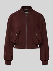Blazer mit Reißverschluss Modell 'MARHAM' von Drykorn Bordeaux - 10