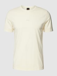 T-Shirt mit Label-Detail Modell 'Tokks' von BOSS Orange Beige - 14