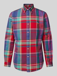 Custom fit vrijetijdsoverhemd met button-downkraag van Polo Ralph Lauren Rood - 43