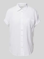 Bluzka koszulowa z kieszenią na piersi od Christian Berg Woman - 4