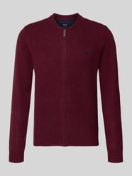 Regular Fit Strickjacke aus reiner Wolle mit Logo-Stickerei von MCNEAL - 31