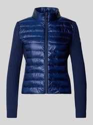 Steppjacke mit Label-Patch und Ärmeln im Strick-Design von monari - 18