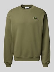 Sweatshirt mit Logo-Patch von Lacoste Grün - 7