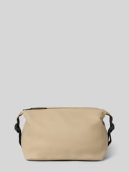 Toilettas met plooien, model 'Hilo Wash Bag' van RAINS Beige - 12