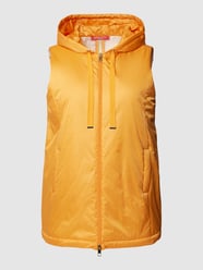 Gilet met steekzakken van Marina Rinaldi Oranje - 17