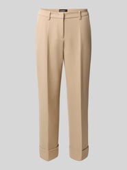 Regular Fit Schmale Hose mit Viskose-Baumwoll-Anteil Modell 'KRYSTAL' von CAMBIO Beige - 3
