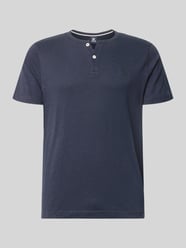 T-Shirt mit kurzer Knopfleiste von LERROS - 9