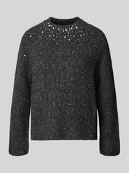 Strickpullover mit Ziersteinbesatz von Marc Cain - 6