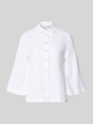 relaxed fit linnen blouse met 3/4-mouw van Christian Berg Woman - 11
