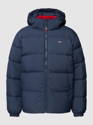 Daunenjacke mit Label-Stitching Modell 'ESSENTIAL' von Tommy Jeans Blau - 34