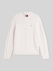 Regular Fit Pullover aus reiner Baumwolle mit Logo-Stitching von Tommy Jeans - 2