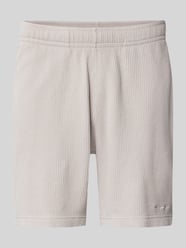 Shorts mit Strukturmuster und elastischem Bund von Champion Beige - 46