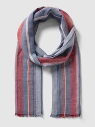 Sjaal met streepmotief van bugatti Blauw / turquoise - 19
