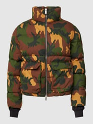 Jacke mit Camouflage-Muster von PEQUS Grün - 1