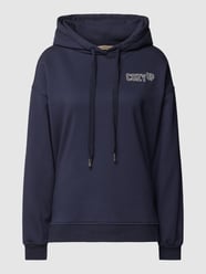 Hoodie mit Statement-Stitching Modell 'Cozy up' von Smith and Soul Blau - 48