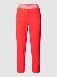 Schlupfhose mit Reißverschlusstaschen Modell 'Ribbon' von Raffaello Rossi Rot - 44