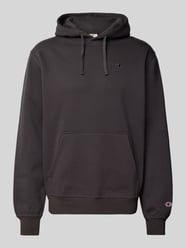 Hoodie mit Label-Stitching von CHAMPION Grau - 41