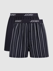 Boxershorts, per 2 verpakt van Jockey Blauw / turquoise - 25