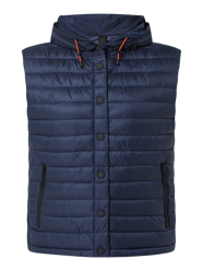 Kamizelka pikowana z kapturem model ‘Kanya’ od FIRE + ICE Niebieski - 33