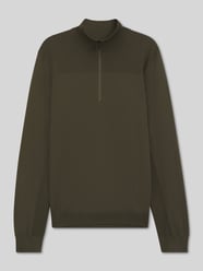 Regular Fit Pullover mit Schurwoll-Anteil Modell 'KN_Momentum-X QZ' von BOSS Green - 11