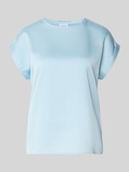 T-shirt z okrągłym dekoltem model „ELLETTE” od VILA - 5