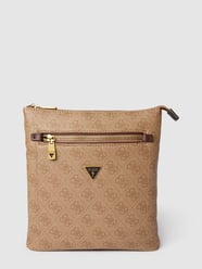 Umhängetasche mit Allover-Logo-Muster von Guess Beige - 18