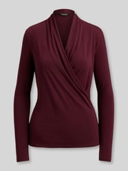 Slim Fit Langarmshirt aus Lyocell-Mix von Lauren Ralph Lauren Bordeaux - 45