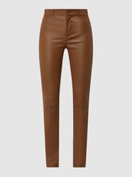 Leren broek met steekzakken, model 'Campbell' van Dante 6 Bruin - 10