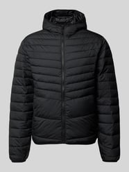 Steppjacke mit Kapuze Modell 'ESTATE' von Jack & Jones Schwarz - 40