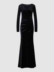 Abendkleid in Samt-Optik von Paradi Schwarz - 37