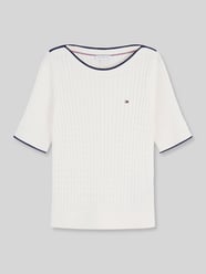 Regular Fit Pullover aus reiner Baumwolle mit kurzen Ärmeln von Tommy Hilfiger - 30