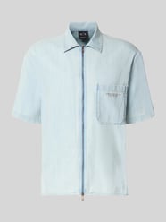 Regular Fit Jeanshemd aus reiner Baumwolle Modell 'CAMICIA' von Armani Exchange - 32