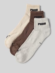 Sokken met logodetail, model 'NEW GENERATION CUSHIONED' van PUMA Beige - 22
